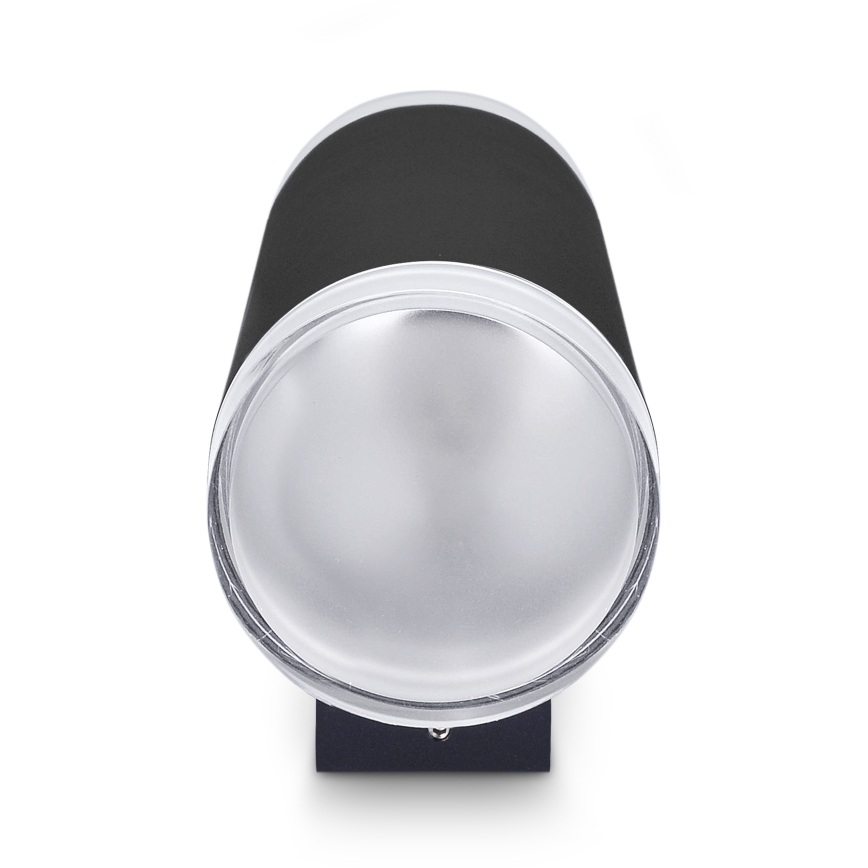Brilagi - LED RGBW dimmbar utomhus väggarmatur MATERA 2xGU10/6W/230V 3000K IP54 svart + fjärrkontroll