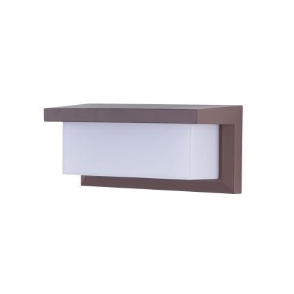 Brilagi - LED RGBW Dimmbar utomhusväggarmatur BRICKY 1xE27/15W/230V 2700-6500K IP54 brun
