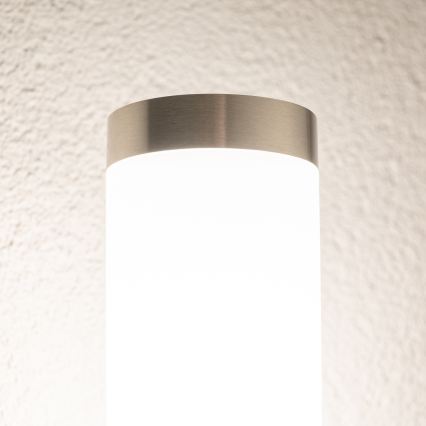 BRILAGI - LED RGBW dimbara utomhusvägglampa ELIA 1xE27/6,5W/230V 2700-6500K IP44 Wi-Fi matt krom