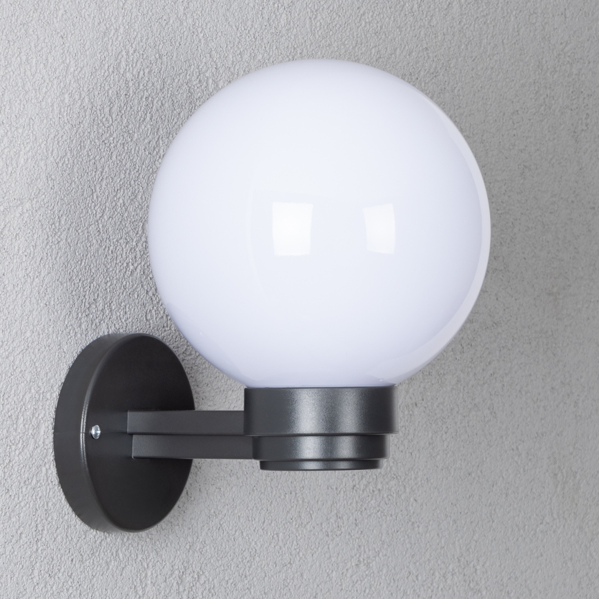 BRILAGI - LED RGBW dimbar utomhusväggarmatur HARBOR 1xE27/12W/230V 2700-6500K IP33 antracit/vit
