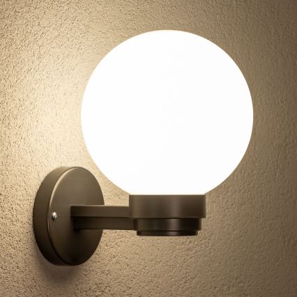 BRILAGI - LED RGBW dimbar utomhusväggarmatur HARBOR 1xE27/12W/230V 2700-6500K IP33 antracit/vit