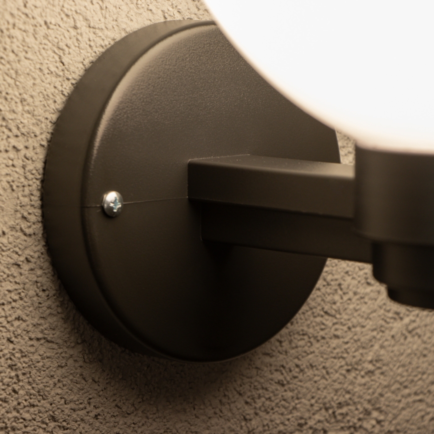 BRILAGI - LED RGBW dimbar utomhusväggarmatur HARBOR 1xE27/12W/230V 2700-6500K IP33 antracit/vit