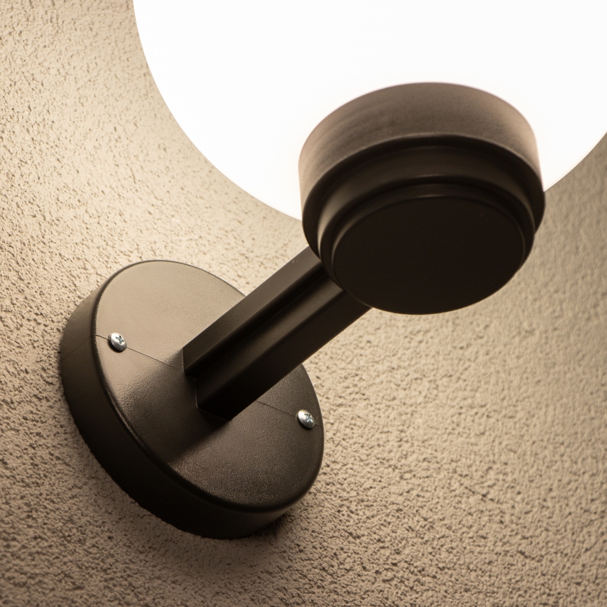 BRILAGI - LED RGBW dimbar utomhusväggarmatur HARBOR 1xE27/12W/230V 2700-6500K IP33 svart/vit