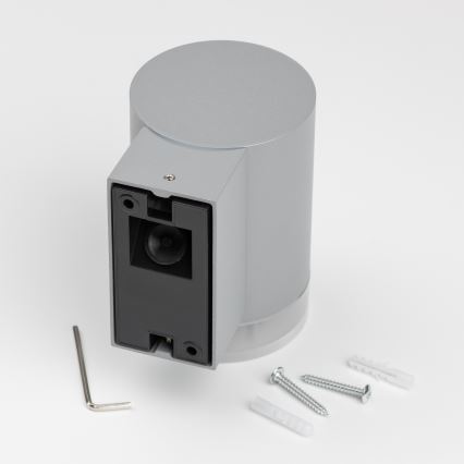 Brilagi - LED RGBW Dimbar utomhusväggarmatur MATERA 1xGU10/4,8W/230V 3000K IP54 grå + fjärrkontroll