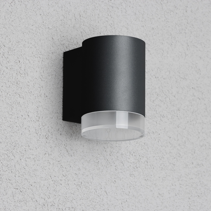 BRILAGI - LED RGBW dimbar utomhusväggarmatur MATERA 1xGU10/4,8W/230V 3000K IP54 svart + fjärrkontroll