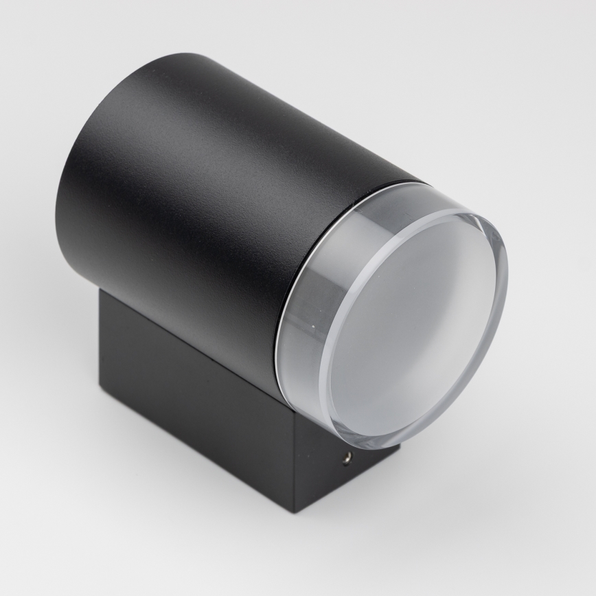 Brilagi - LED RGBW dimbar utomhusväggarmatur MATERA 1xGU10/6W/230V 3000K IP54 svart + fjärrkontroll