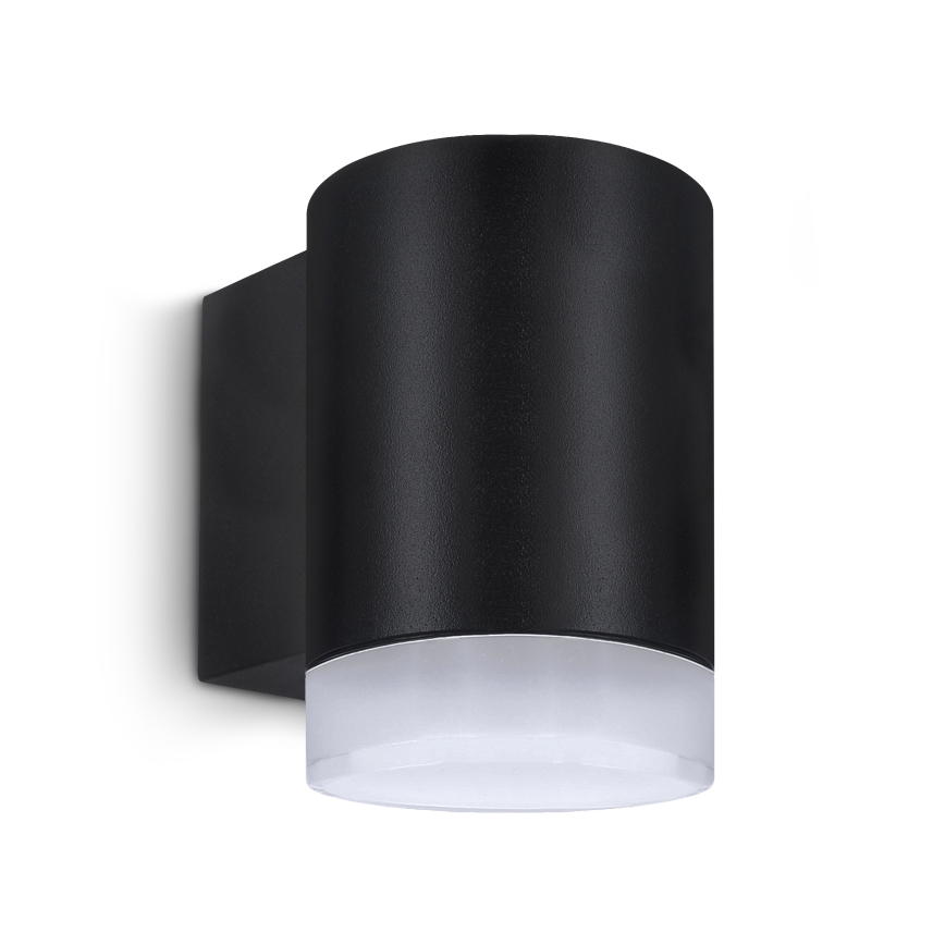 Brilagi - LED RGBW dimbar utomhusväggarmatur MATERA 1xGU10/6W/230V 3000K IP54 svart + fjärrkontroll