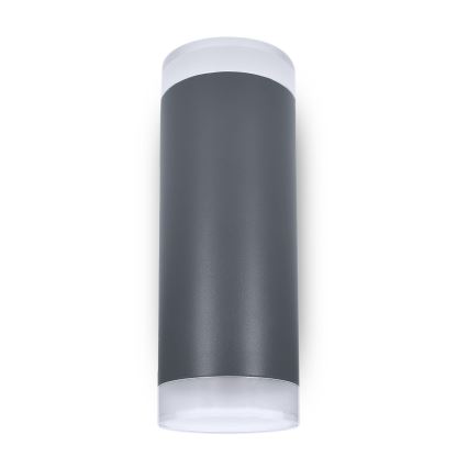 Brilagi - LED RGBW dimbar utomhusvägglampa MATERA 2xGU10/4,8W/230V 3000K IP54 antracit + fjärrkontroll