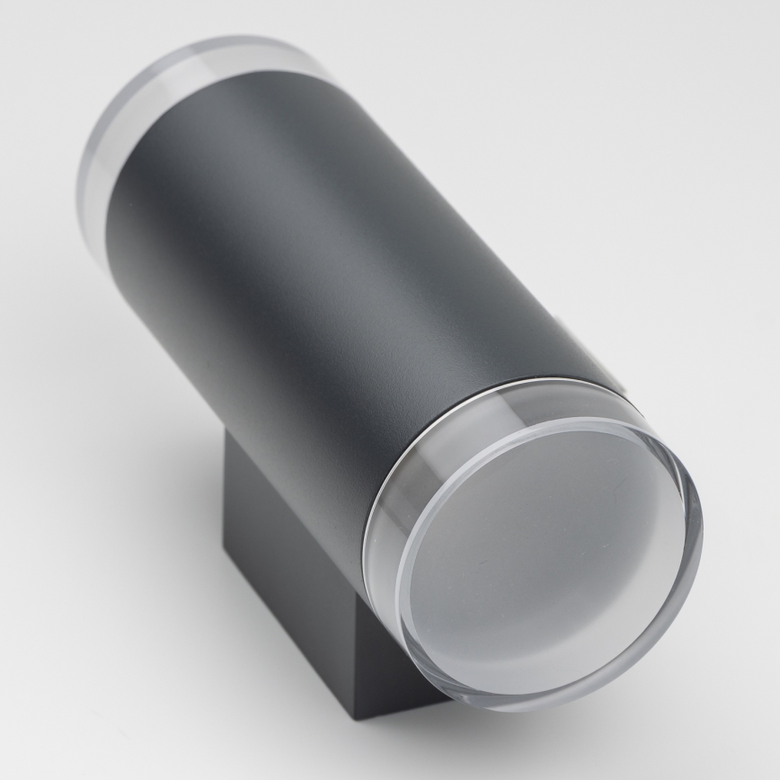 Brilagi - LED RGBW dimbar utomhusvägglampa MATERA 2xGU10/6W/230V 3000K IP54 antracit + fjärrkontroll