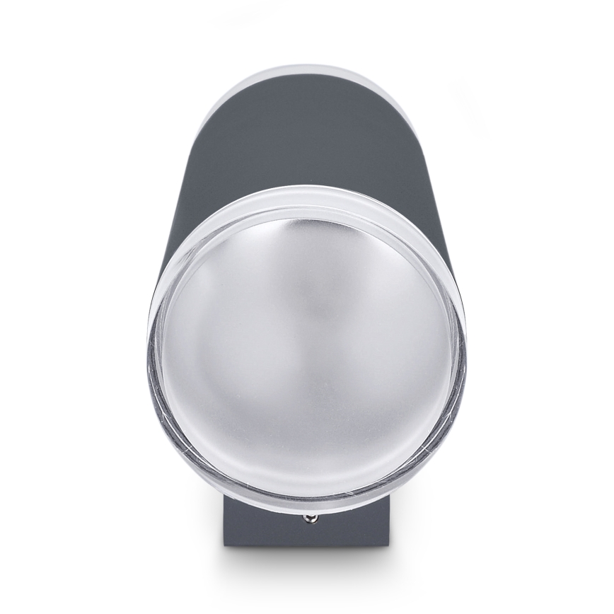 Brilagi - LED RGBW dimbar utomhusvägglampa MATERA 2xGU10/6W/230V 3000K IP54 antracit + fjärrkontroll