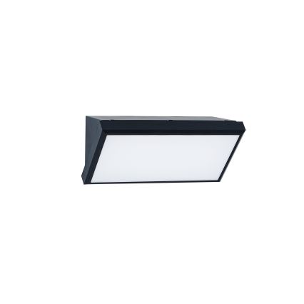 Brilagi - LED RGBW dimbara utomhusvägglampa TRIANGLE 1xE27/15W/230V 2700-6500K IP65 svart