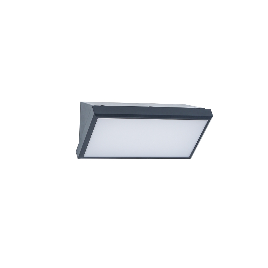 Brilagi - LED RGBW dimbar utomhus väggarmatur TRIANGLE 1xE27/9W/230V 2700-6500K IP65 antracit