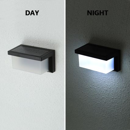 Brilagi - LED solcellsvägglampa med rörelse- och skymningssensor BRICK LED/12W/5,5V 1200 mAh IP65