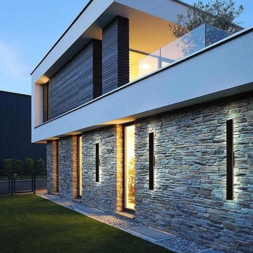 Brilagi - Dimbar LED-solcellsdriven väggarmatur SUN LED/5,5W/230V 100 cm 6000 mAh IP44