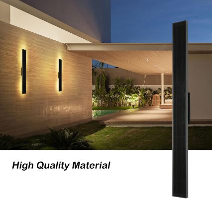 Brilagi - LED dimbar solcellsdriven vägglampa SUN LED/5,5W/3,7V 100 cm 6000 mAh IP44
