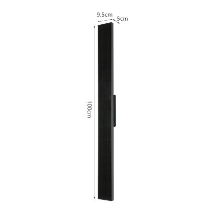 Brilagi - LED dimbar solcellsdriven vägglampa SUN LED/5,5W/3,7V 100 cm 6000 mAh IP44