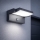 Brilagi - LED solcellsvägglampa med rörelse- och skymningssensor ANKLE LED/10W/3,7V 3000 mAh 4000K IP65 antracit