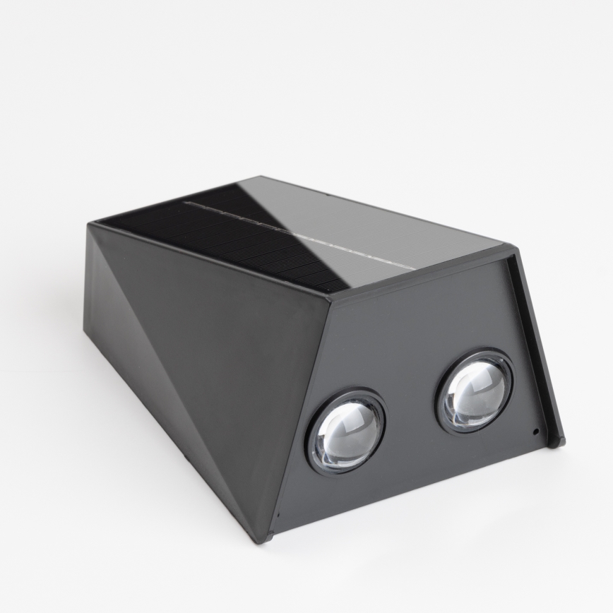 Brilagi - LED solcellsvägglampa PYRAMID LED/2W/3,2V 1300 mAh IP54