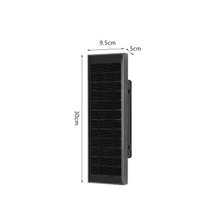 BRILAGI - Dimbar LED-solcellsvägglampa SUN LED/2,5W/3,7V 30 cm 2000 mAh IP44