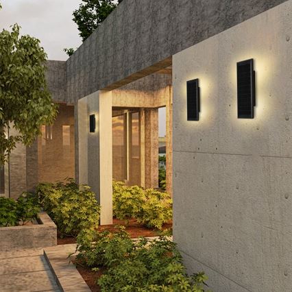 Brilagi - LED Dimmbar solcellsvägglampa SUN LED/2,5W/230V 30 cm 2000 mAh IP44