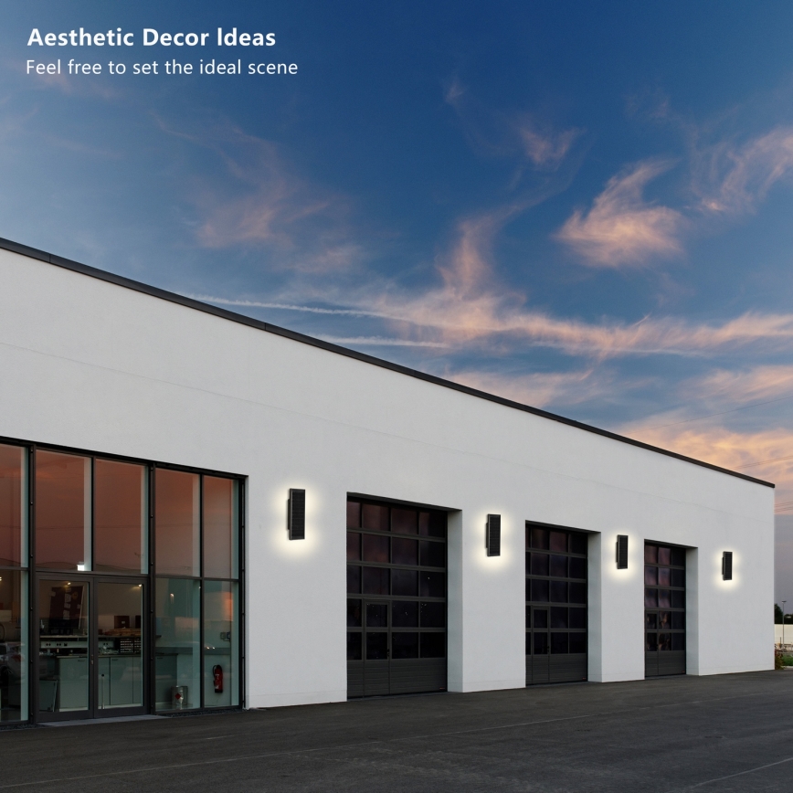 Brilagi - LED Dimmbar solcellsvägglampa SUN LED/2,5W/230V 30 cm 2000 mAh IP44