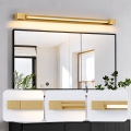 BRILAGI - LED-spegelbelysning AQUA LINE LED/24W/230V 90 cm IP44 guldig CRI 90