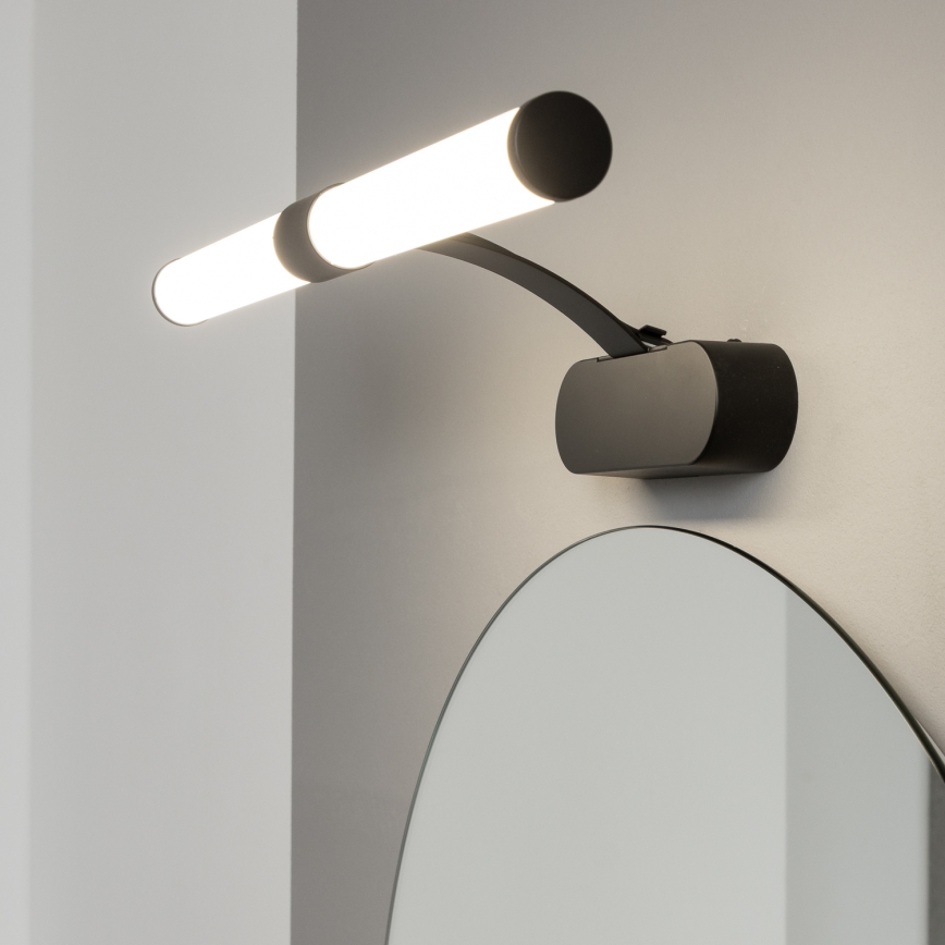 Brilagi - LED-belysning för badrumsspegel 2-i-1 TUBEO LED/6W/230V 40 cm IP44 svart