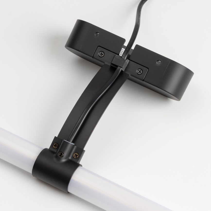 Brilagi - LED-belysning för badrumsspegel 2-i-1 TUBEO LED/6W/230V 40 cm IP44 svart