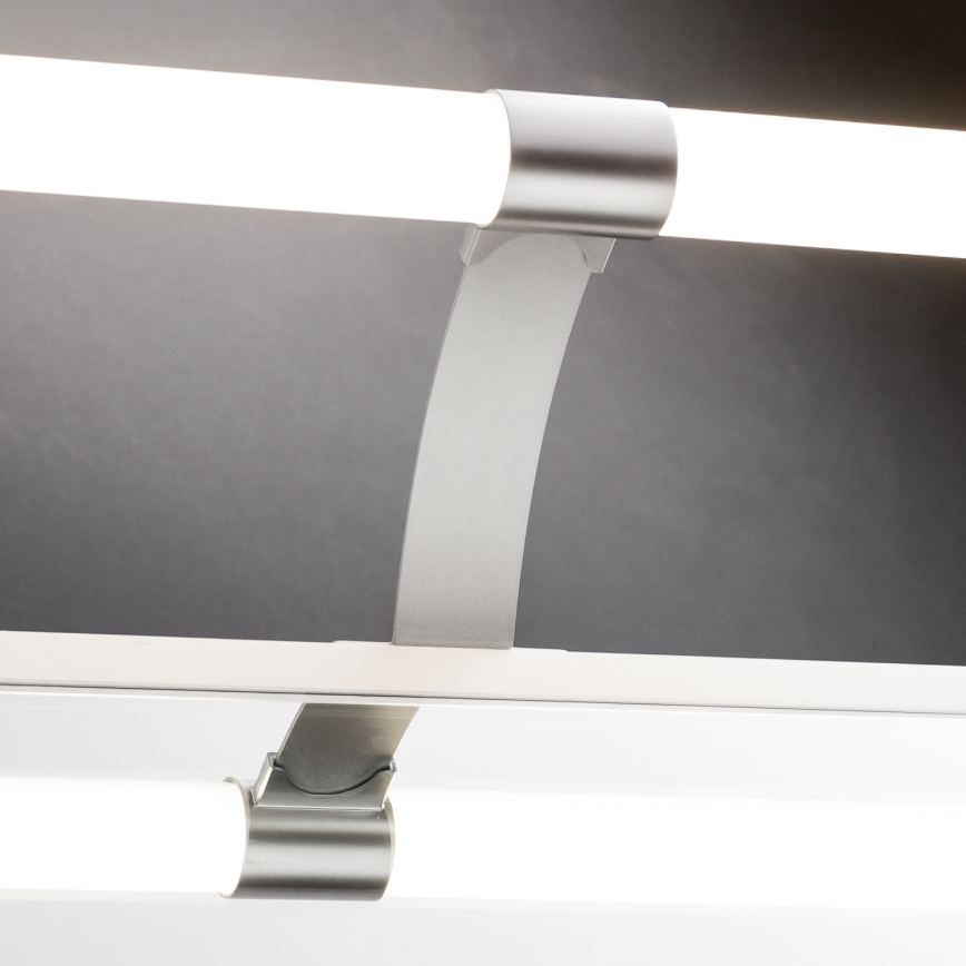 Brilagi - 2-i-1 LED-belysning för badrumsspegel TUBEO LED/8W/230V 60 cm IP44 silver