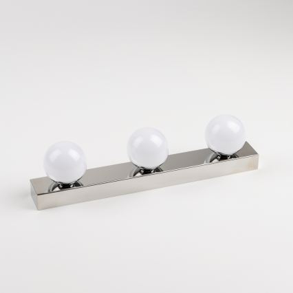 Brilagi - LED-belysning till badrumsspegeln HOLLYWOOD 3xLED/3W/230V 39 cm IP44 blank krom