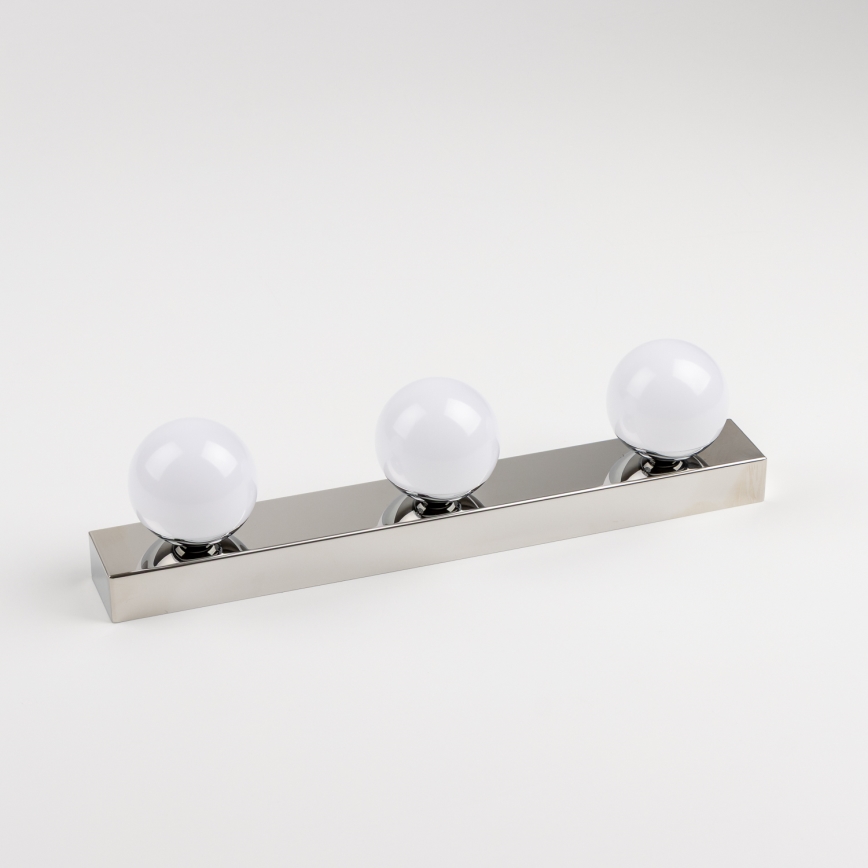 Brilagi - LED-belysning till badrumsspegeln HOLLYWOOD 3xLED/3W/230V 39 cm IP44 blank krom