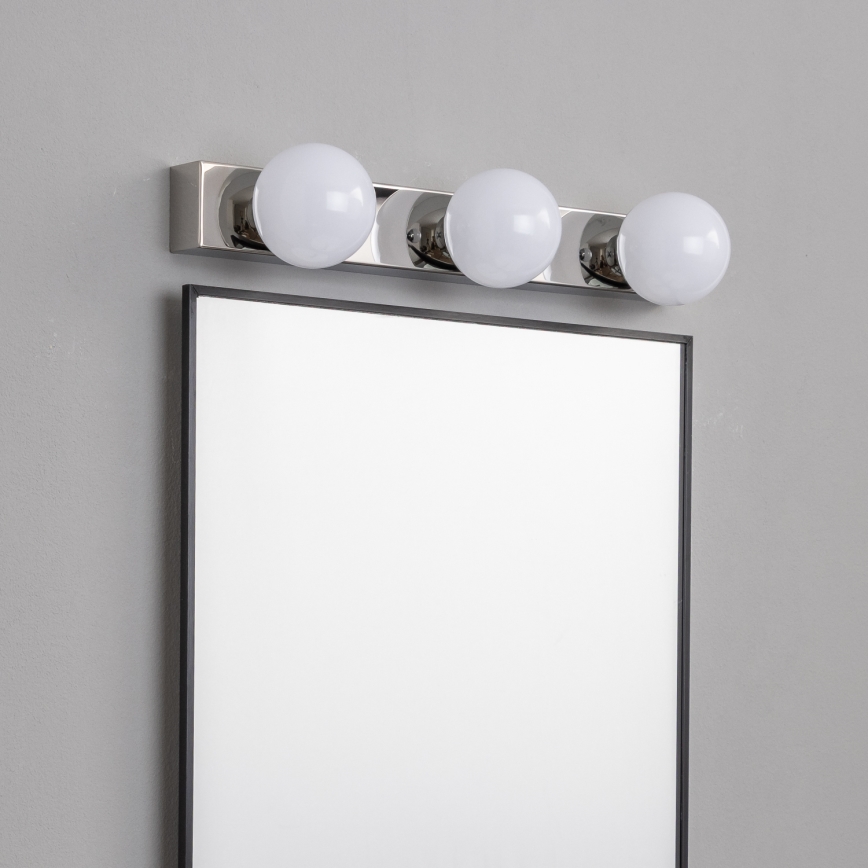 Brilagi - LED-belysning till badrumsspegeln HOLLYWOOD 3xLED/3W/230V 39 cm IP44 blank krom