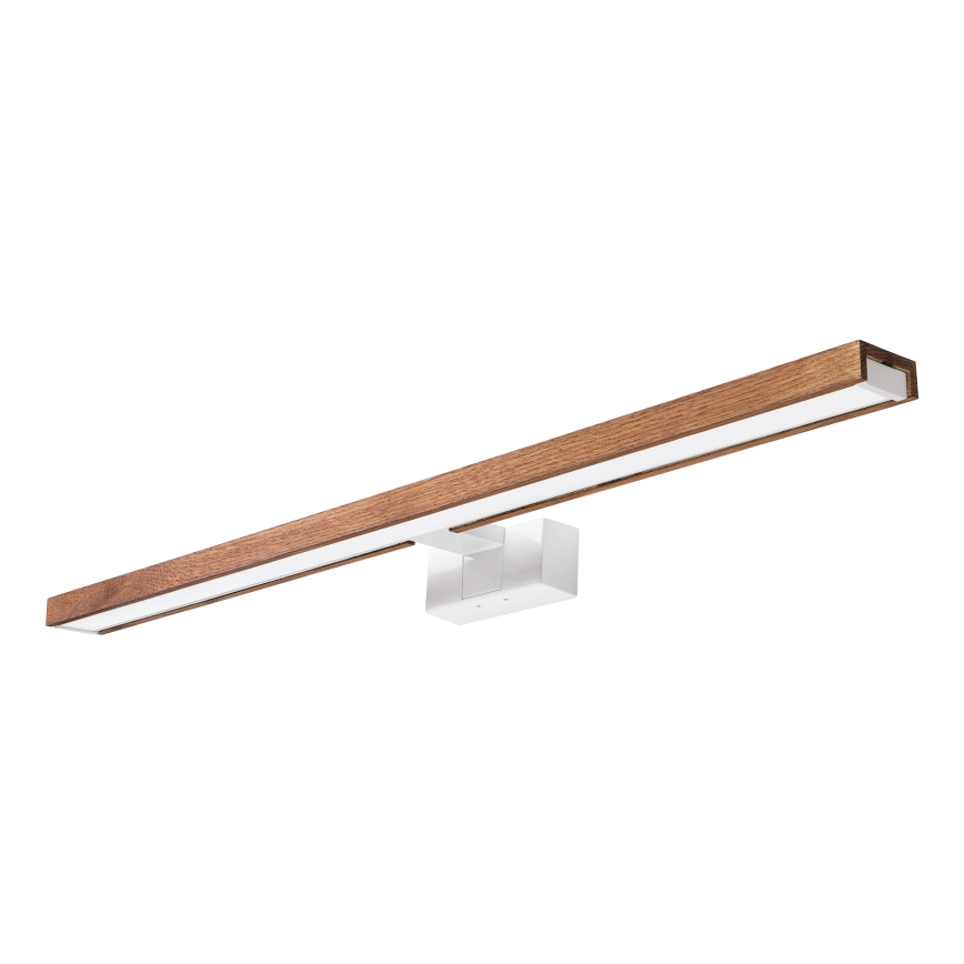 Brilagi - LED-belysning för badrumsspegel WOODY MIRROR 3-i-1 LED/15W/230V 80 cm IP44 vit/ek-körsbär