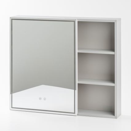 BRILAGI - LED-spegelskåp för badrum med bakgrundsbelysning NOTO SINGLE 78x65 cm