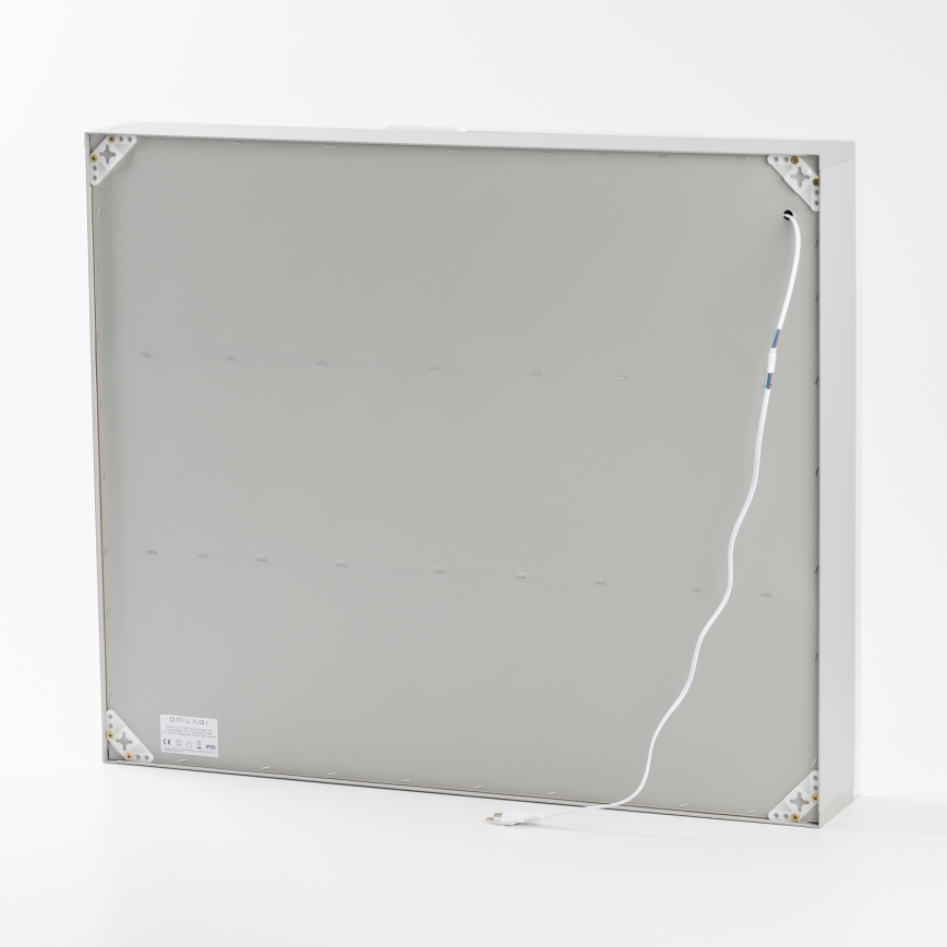BRILAGI - LED-spegelskåp för badrum med bakgrundsbelysning NOTO SINGLE 78x65 cm