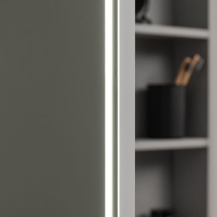 BRILAGI - LED-spegelskåp för badrum med belysning AVOLA SINGLE 75x70 cm