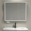 BRILAGI - LED-spegelskåp för badrum med belysning NOTO DOUBLE 60x70 cm