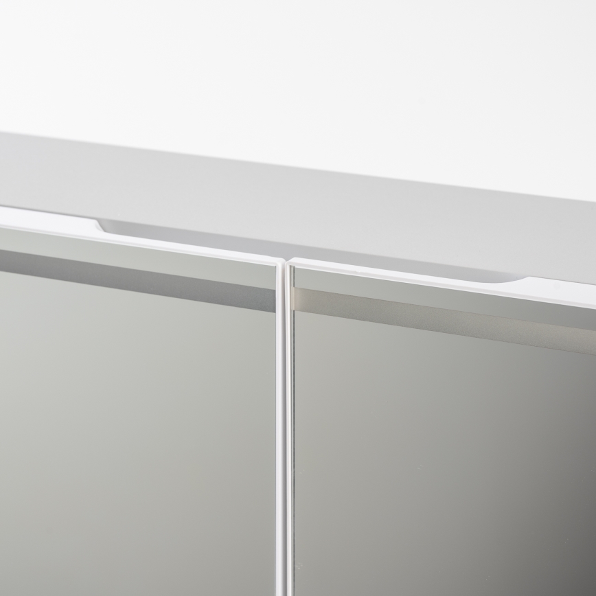 BRILAGI - LED-spegelskåp för badrum med belysning NOTO DOUBLE 77x70 cm