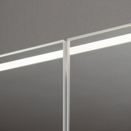BRILAGI - LED-spegelskåp för badrum med belysning NOTO DOUBLE 77x70 cm