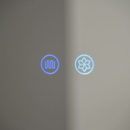 BRILAGI - LED-spegelskåp för badrum med belysning NOTO DOUBLE 77x70 cm