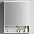 BRILAGI - LED spegelskåp för badrum med inbyggd belysning TRABIA DOUBLE 60x70 cm