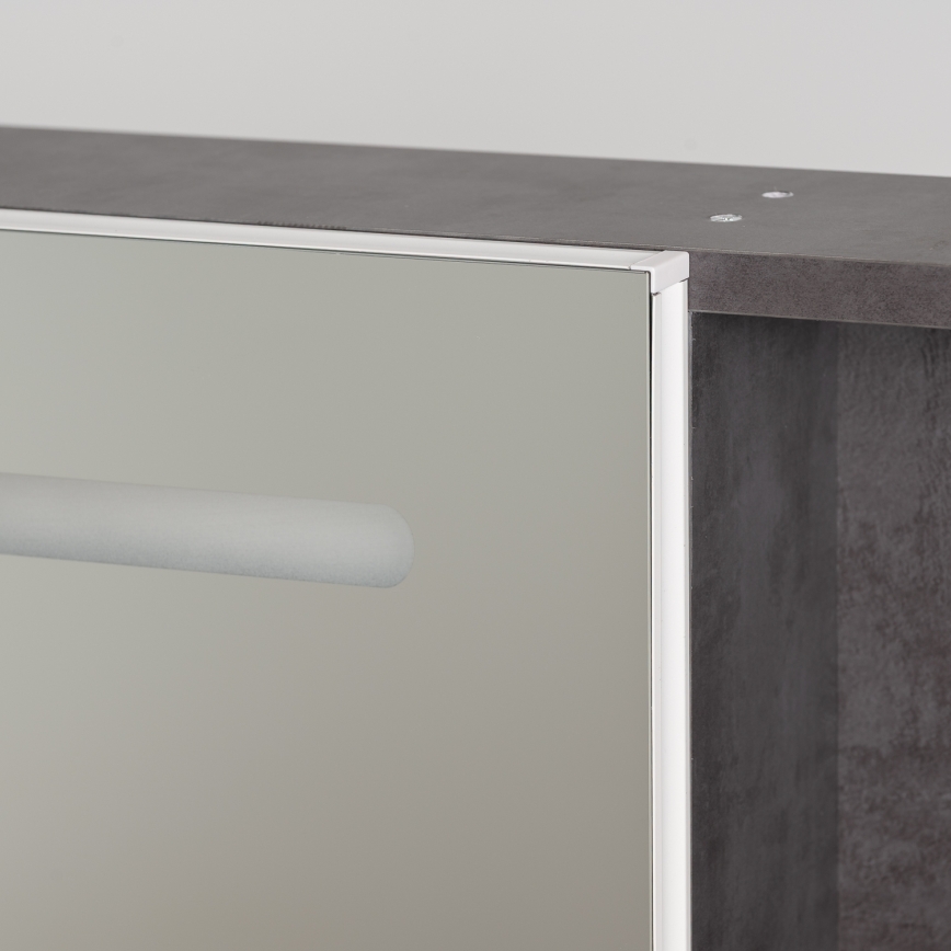 BRILAGI - LED-spegelskåp för badrum med integrerad belysning TRABIA SINGLE 60x70 cm
