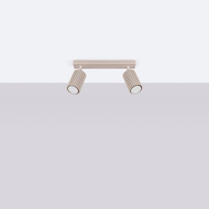 Brilagi - LED-spot CRESTO 2x GU10/10W/230V, taupe