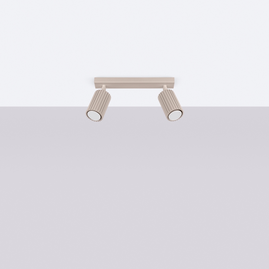 Brilagi - LED-spot CRESTO 2x GU10/10W/230V, taupe