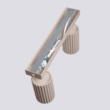 Brilagi - LED-spot CRESTO 2x GU10/10W/230V, taupe