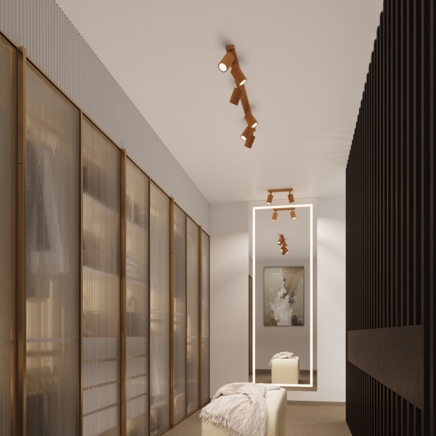 Brilagi - LED-spot CRESTO 2xGU10/10W/230V guld