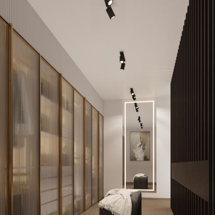 Brilagi - LED-spot CRESTO 2xGU10/10W/230V svart