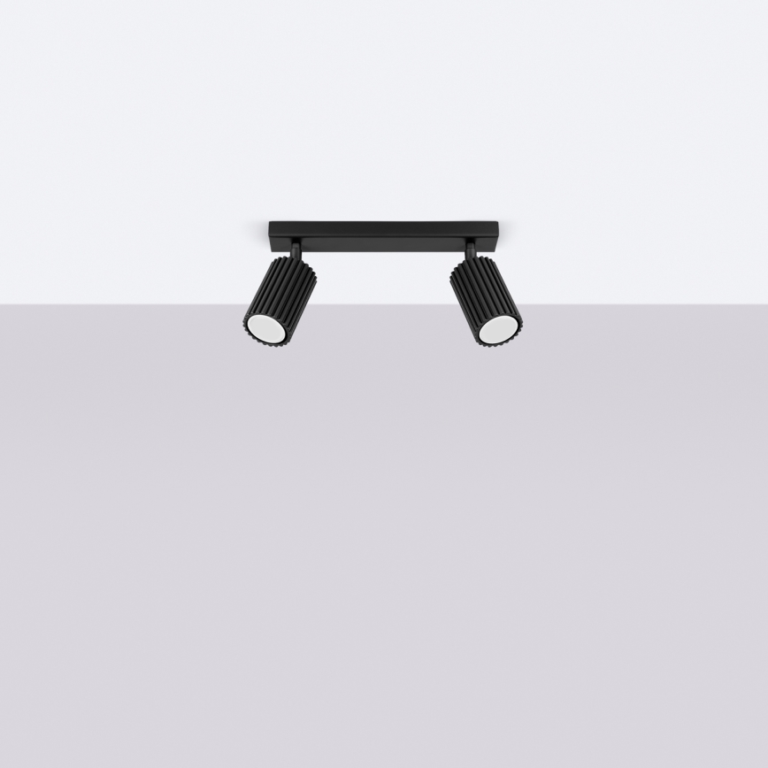 Brilagi - LED-spot CRESTO 2xGU10/10W/230V svart