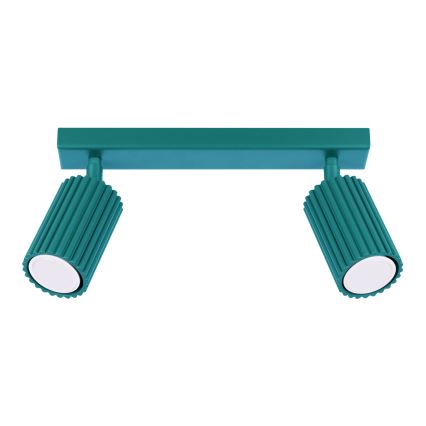 Brilagi - LED-spot CRESTO 2xGU10/10W/230V turkos