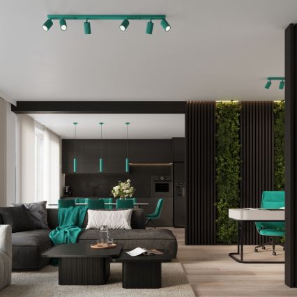 Brilagi - LED-spot CRESTO 2xGU10/10W/230V turkos